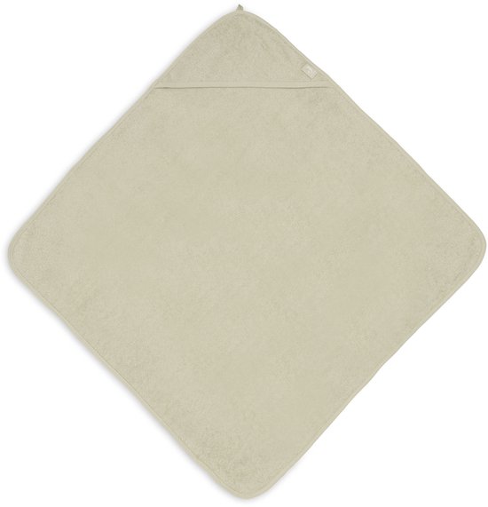 Jollein Badcape Baby - Jersey / Badstof - 75x75cm - Soft Matcha