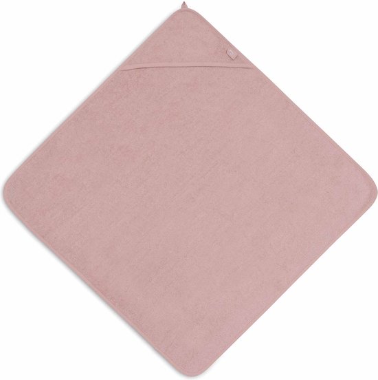 Jollein - Badcape Badstof 100x100cm - Baby Handdoek met Badcape, Omslagdoek, Badponcho - Wild Rose van Jollein