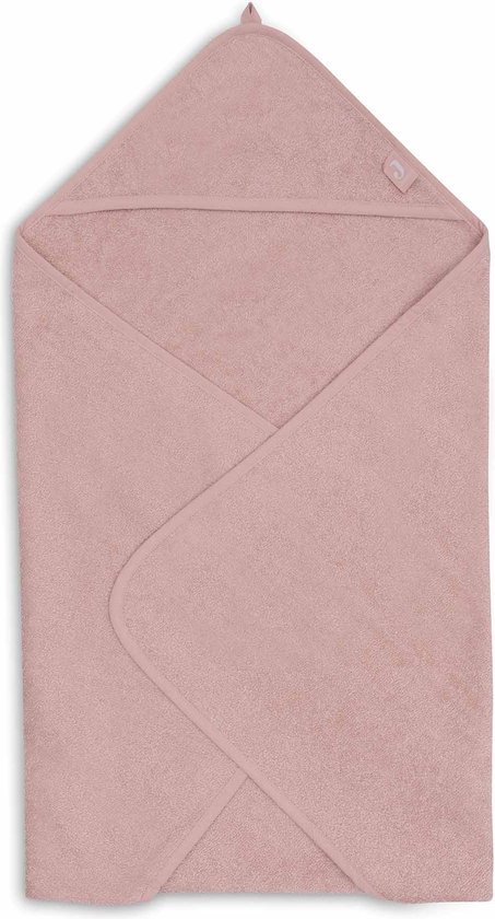 Jollein - Badcape Badstof 75x75cm - Baby Handdoek met Badcape, Omslagdoek, Badponcho - Wild Rose van Jollein