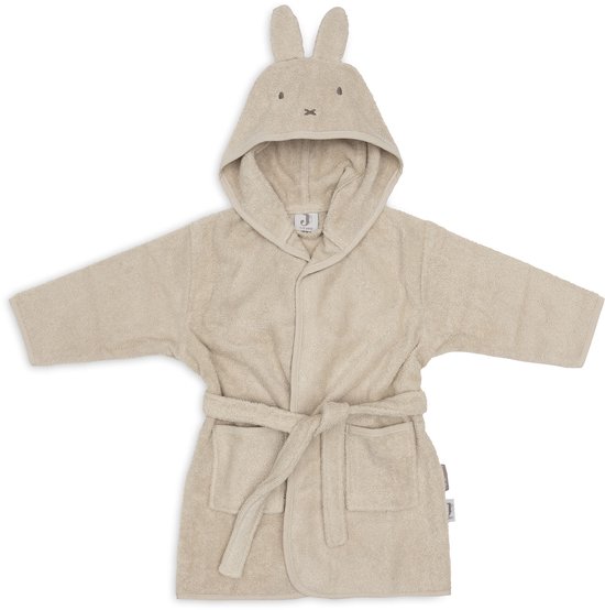 Jollein Badjas - 100% Badstof - 1-2 jaar - Miffy Warm - Sand van Merkloos