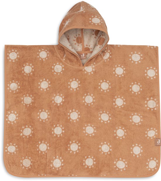 Jollein Badponcho - 100% Badstof - 1-2 jaar - Jacquard - Sun Reversible van Merkloos