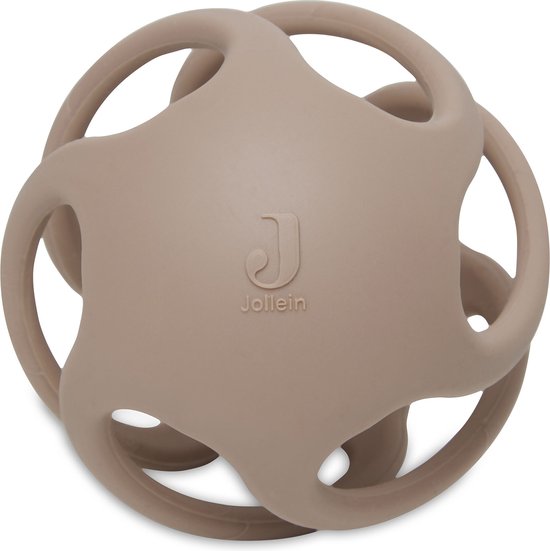 Jollein - Bijtring Bal Siliconen Ø 9,5cm - Bijtringen Baby - Biscuit van Jollein