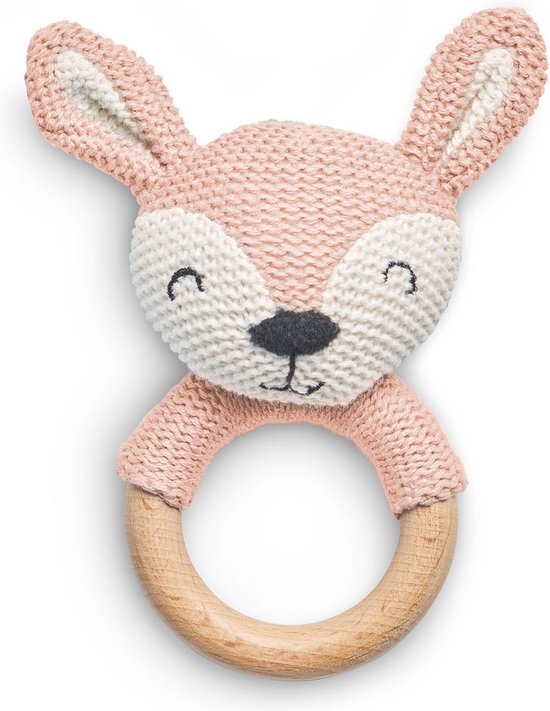 Jollein Bijtring Deer - Pale Pink van Jollein