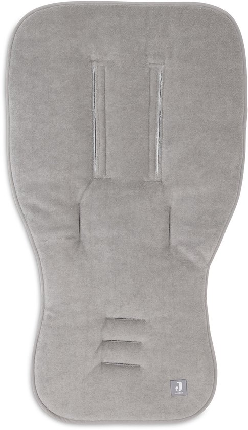 Jollein Buggy/Wandelwagen Inlegger - Inlegkussen - Badstof/Katoen - Storm Grey van Jollein