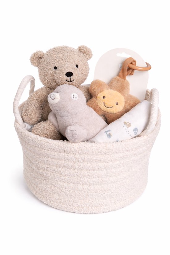 Jollein cadeaupakket groot zeehond - kraamcadeau - kraampakket - geboortepakket - verrassingspakket