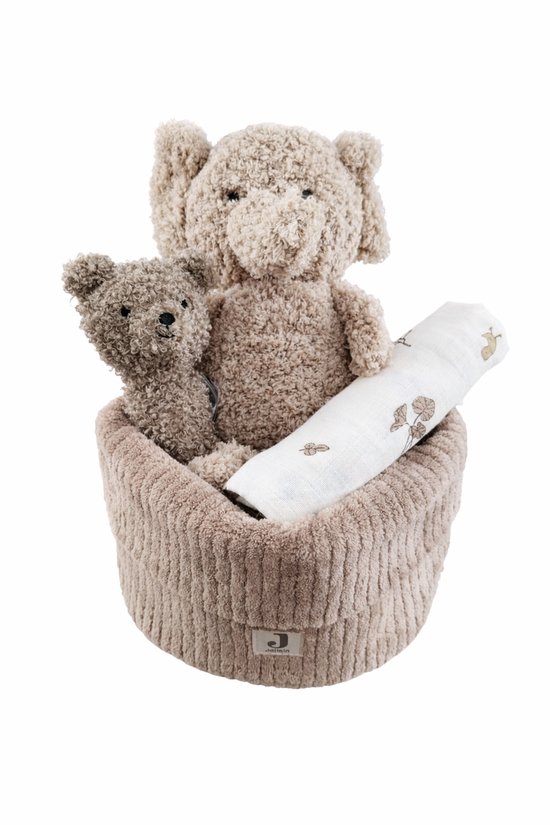Jollein cadeaupakket - jongen - kraampakket - geboortepakket - cadeaumand van Jollein