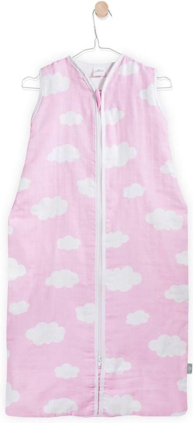Jollein Clouds - Zomerslaapzak Baby Hydrofiel Zomer - 70 cm - Roze van Jollein