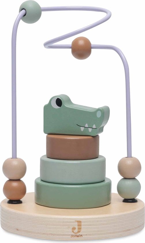 Jollein Houten Bead Maze Croco van Jollein