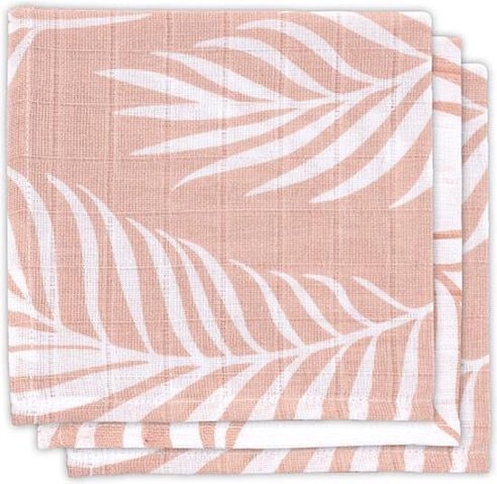 Jollein Hydrofiel Monddoekje Nature - Pale Pink - 3 Stuks van Jollein