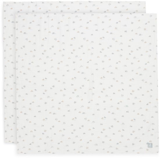 Jollein - Hydrofiele Doek Large 115x115cm - Inbakerdoek - Zacht Katoen - 2 Stuks - On The Go van Jollein