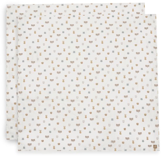 Jollein Hydrofiele Doek Large 115x115cm Jollies (2pack)