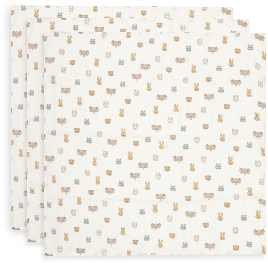 Jollein Hydrofiele Doek Small 70x70cm Jollies (3pack)