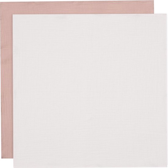 Jollein Hydrofiele Doek Small - 70x70cm - Wild Rose/Ivory - 4pack van Jollein