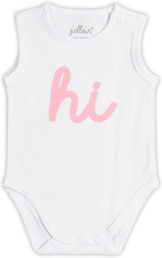 Jollein Kado Romper mouwloos 62/68 Hi pink van Jollein
