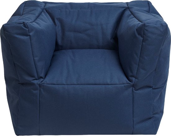 Jollein - Kinderfauteuil (Jeans Blue) - Kinder Zitzak - 1 t/m 4 jaar - 46x110cm van Jollein