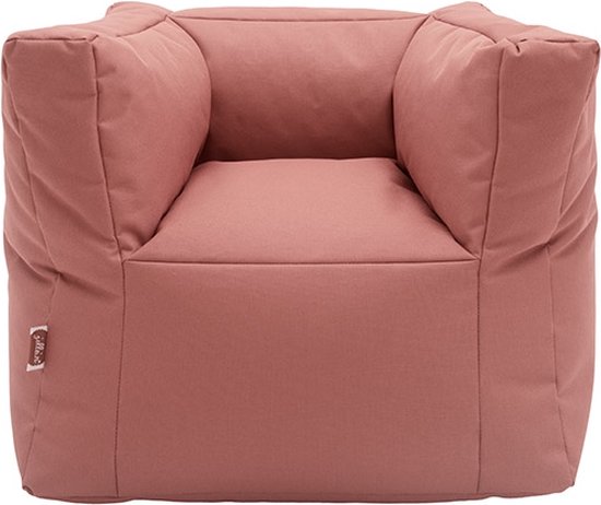 Jollein - Kinderfauteuil (Mellow Pink) - Kinder Zitzak - 1 t/m 4 jaar - 46x110cm van Jollein