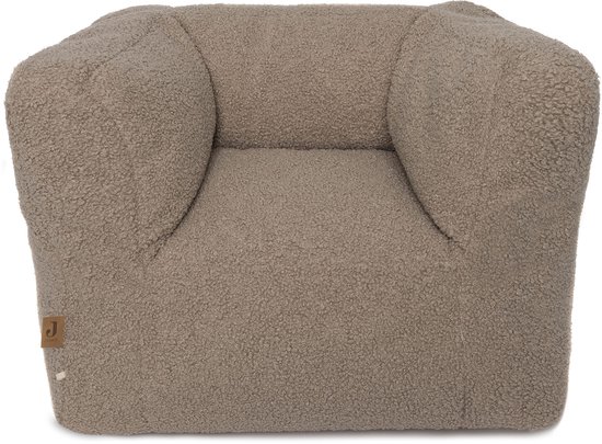 Jollein - Kinderfauteuil Teddy - Warm Sand - Kinder Zitzak - 1 t/m 4 jaar - 46x110cm van Jollein