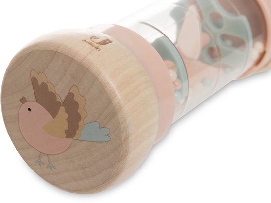Jollein Lovely Birds Houten Regen Rammelaar 039-001-67104 van Jollein