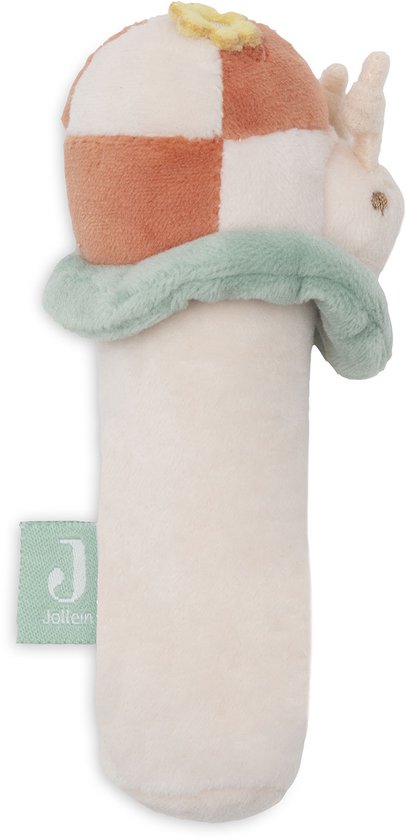 Jollein Rammelaar Pretty Picnic Ladybug - Baby Speelgoed - Bouclé- & Velvetstof van Jollein