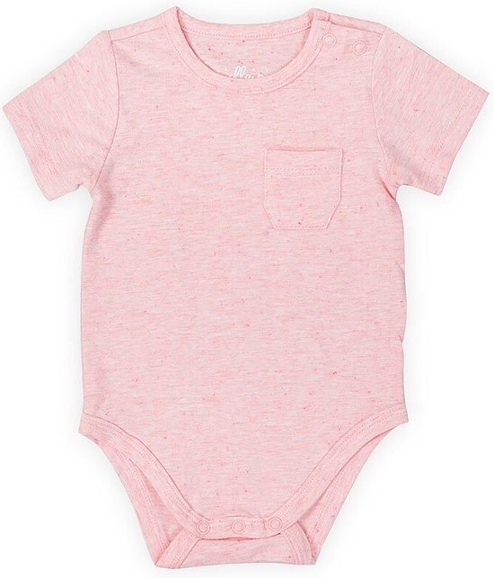 Jollein Romper korte mouw 74/80 Speckled pink van Jollein