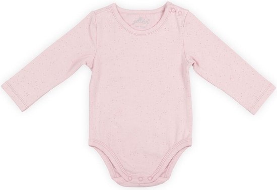 Jollein Romper lange mouw 62/68 Mini dots blush pink van Jollein