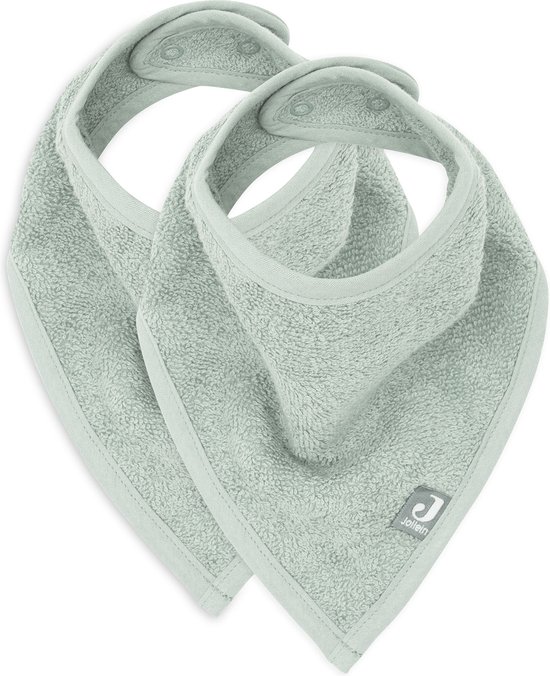Jollein Slab Bandana Ash Green (2pack) van Jollein