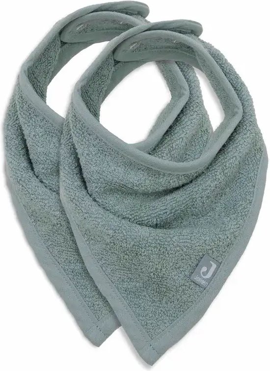 Jollein - Slab Bandana - Katoen - Slabbetjes Baby - 2 Stuks - Sea Green - 2 Stuks van Jollein