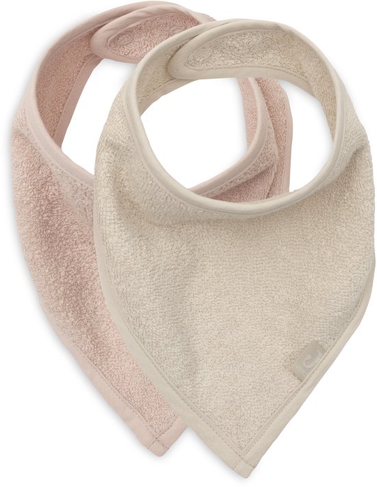 Jollein Slab Bandana Silk Rose/Sand (2pack)