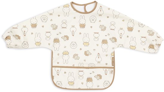 Jollein Slab Waterproof met Mouw - 1 Stuk - Miffy Family Farm van Merkloos