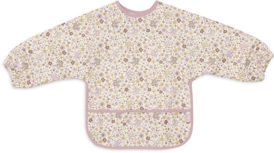 Jollein - Slab Waterproof Met Mouw - Flower Fairies - Polyester - Polyurethaan - Slabbetjes Baby - 75 cm van Merkloos