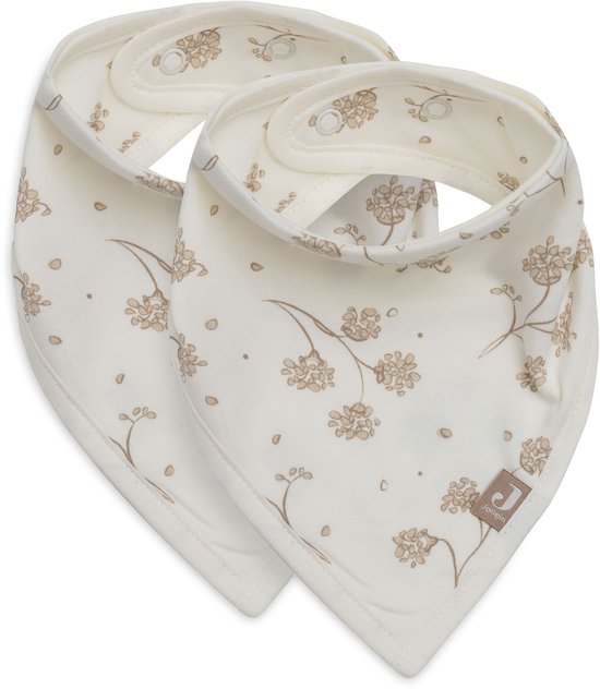 Jollein Slabbetjes Bandana - 2 Stuks - 25 cm - Leafy Dreams van Merkloos