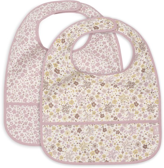 Jollein Slabbetjes Waterproof - 2 Stuks - 30 cm - Flower Fairies van Merkloos