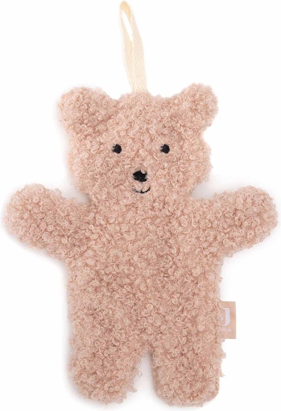 Jollein - Speendoekje Teddy Bear - Speenknuffel, Speendoekje Baby, Speendoek - 100% Polyester - Wild Rose van Jollein