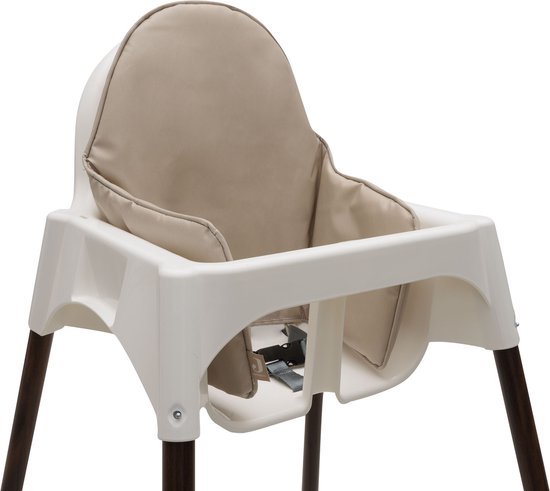 Jollein - Stoelverkleiner Nougat - Waterafstotend - Stoelverkleiner Voor IKEA Kinderstoel, Baby van Jollein