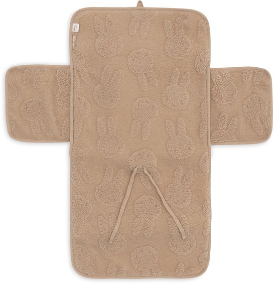 Jollein - Verschoningsmatten - Verschoningsmat met Opbergvakken - Miffy Jacquard - Teddy Biscuit van Jollein