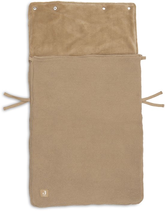 Jollein Voetenzak groep 0+ 3/5 punts gordel Basic Knit Hazel