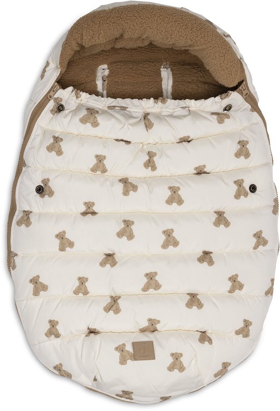Jollein Voetenzak groep 0+ 3/5 punts Puffed Mini Teddy Bear