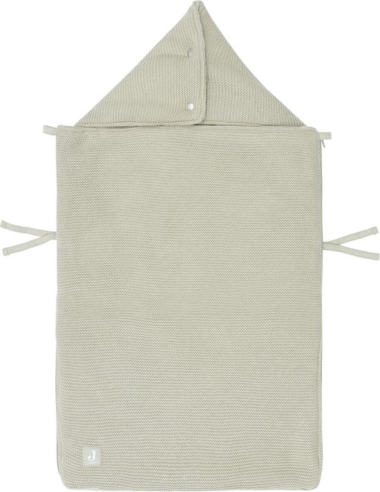 Jollein Voetenzak group 0+ 3/5 punts Basic Knit Olive Green van Jollein