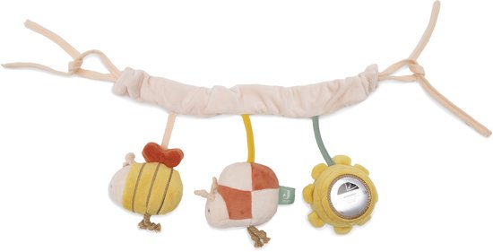 Jollein Wagenspanner - Kinderwagen Speelgoed - Pretty Picnic van Merkloos