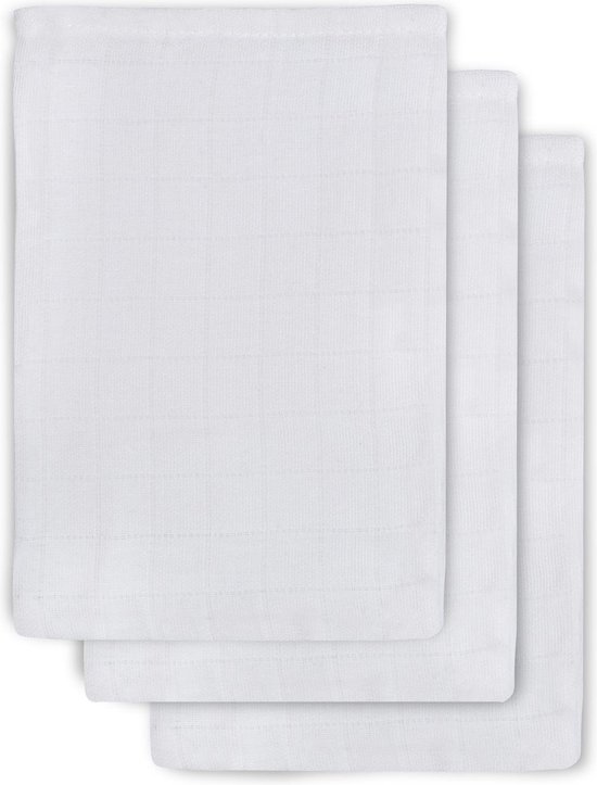 Jollein Washandje Hydrofiel Wit (3pack) van Jollein