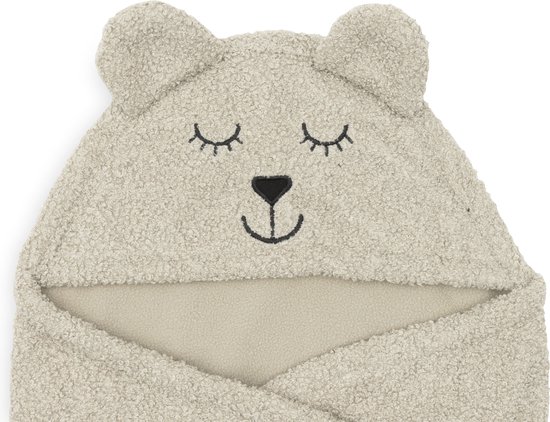 Jollein Wikkeldeken Bear Boucle Olive Green van Jollein