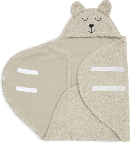Jollein Wikkeldeken Bear Boucle Olive Green