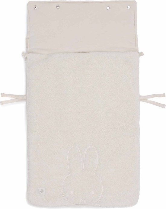 Jollein x Nijntje - Baby Voetenzak groep 0+ 3/5 punts - Miffy Teddy Oatmeal van Jollein