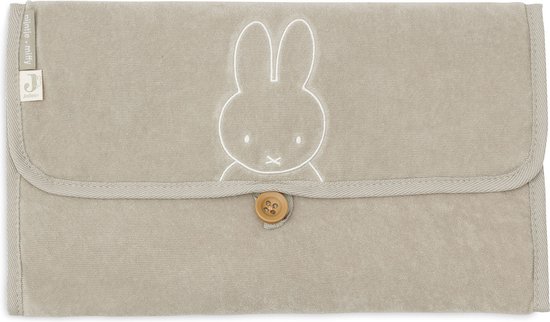 Jollein x Nijntje Verschoningsmat Badstof Miffy - Olive Green van Jollein