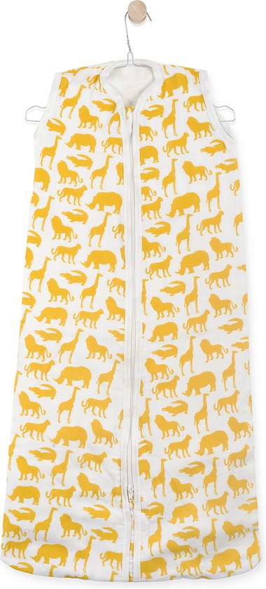 Jollein Zomerslaapzak Baby Hydrofiel 70cm Safari - Ocher van Jollein