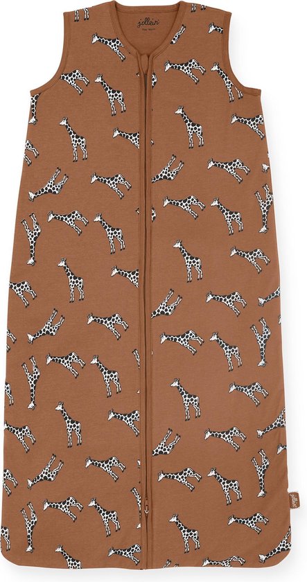 Jollein Zomerslaapzak Baby Jersey 90cm Giraffe - Caramel van Jollein