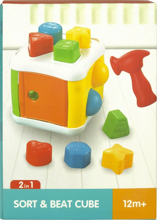 JollyToddler - Vormenstoof - Baby - Vormen - Leerzaam - Hamer van Jolly