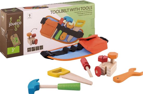 Jouéco Gereedschapsriem met Gereedschap - 9-delig van Joueco