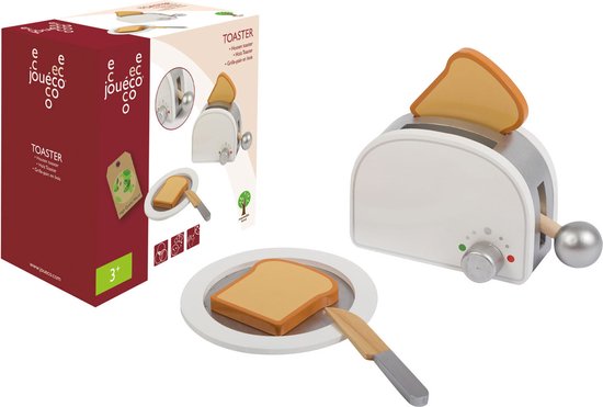 Jouéco - Houten toaster broodrooster hout van Joueco