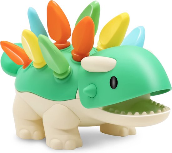 Joyage Dino voor Motorische Ontwikkeling Kinderen - Baby Speelgoed 0 jaar - Montessori speelgoed - Baby Speelgoed 1 jaar jongens en meisjes - Motorische ontwikkeling speelgoed motoriek - Baby speelgoed 6 maanden - Educatief speelgoed 0 1 2 3 jaar van Joyage